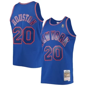 Comodo Maravilloso Allan Houston New York Knicks 1996/97 Throwback Dark Swingman Jersey Blue