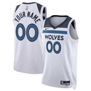 Encantador Minnesota Timberwolves Nike Unisex Swingman Custom Jersey White Association Edition