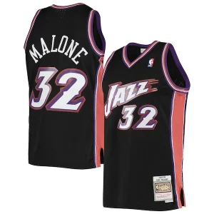 Estupendo Karl Malone Utah Jazz 2001/02 Hardwood Classics Swingman Jersey Black