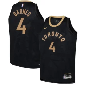 Comodo Maravilloso Delicioso Scottie Barnes Toronto Raptors Nike Youth 2022/23 Swingman Jersey City Edition Black