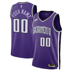 Original Chulo Genial Sacramento Kings Nike Unisex Adult Swingman Custom Jersey Classic Edition Purple