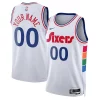Duradero Philadelphia 76ers Nike Unisex 2024/25 Custom Swingman Jersey City Edition White