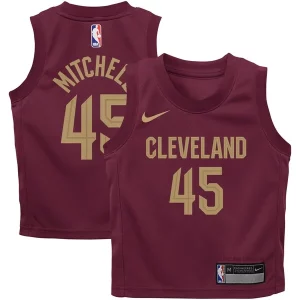 Maravilloso Moderno Increíble Donovan Mitchell Cleveland Cavaliers Nike Toddler Swingman Player Jersey Icon Edition Wine