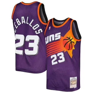 Comodo Perfecto Cedric Ceballos Phoenix Suns 1992/93 Hardwood Classics Swingman Jersey Purple