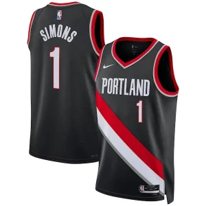 Delicioso Anfernee Simons Portland Trail Blazers Nike Unisex Swingman Jersey Icon Edition Black