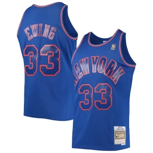 Lujoso Patrick Ewing New York Knicks 1996/97 Hardwood Classics Swingman Jersey Blue