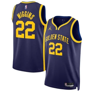 Bonito Andrew Wiggins Golden State Warriors Jordan Brand Unisex Swingman Jersey Statement Edition Navy