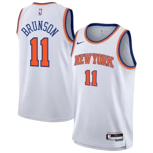Chulo Genial Jalen Brunson New York Knicks Nike Youth Association Swingman Jersey White