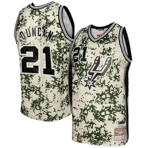 Resistente Tim Duncan San Antonio Spurs 2013/14 Swingman Jersey Camo