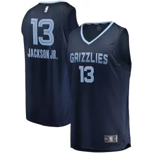 Clásico Jaren Jackson Jr. Memphis Grizzlies Replica Fast Break Jersey Navy Icon Edition