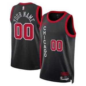 Atractivo Increíble Chicago Bulls Nike Unisex 2023/24 Custom Swingman Jersey Black City Edition