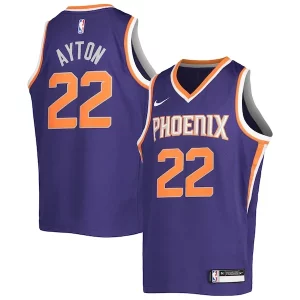 Sofisticado Deandre Ayton Phoenix Suns Nike Youth Swingman Jersey Icon Edition Purple/White
