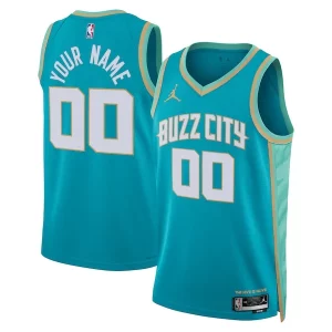 Fácil de llevar Único Charlotte Hornets Jordan Brand Unisex 2023/24 Custom Swingman Jersey Teal City Edition