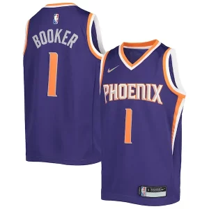 Duradero Comodo Devin Booker Phoenix Suns Nike Youth 2021/22 Diamond Swingman Jersey Icon Edition Purple