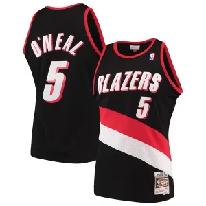 Fantástico Delicioso Jermaine O'Neal Portland Trail Blazers 1999/00 Hardwood Classics Swingman Jersey Black