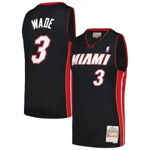 Atractivo Increíble Dwyane Wade Miami Heat 2012/13 Hardwood Classics Swingman Jersey Black