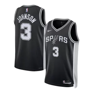 Atractivo Keldon Johnson San Antonio Spurs Nike Unisex Swingman Jersey Icon Edition Black/White