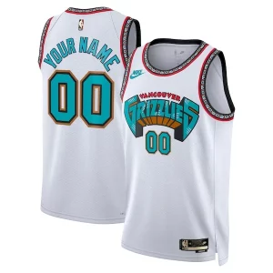 Robusto Memphis Grizzlies Nike Unisex Adult Swingman Custom Jersey Classic Edition White