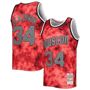 Elegante Hakeem Olajuwon Houston Rockets 1993/94 Galaxy Swingman Jersey Red