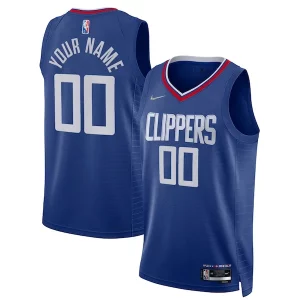 Estupendo Único LA Clippers Nike 2021/22 Diamond Swingman Custom Jersey Icon Edition Royal