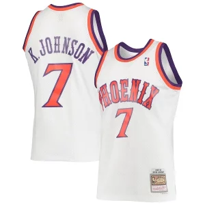 Lujoso Kevin Johnson Phoenix Suns 1988/89 Hardwood Classics Swingman Jersey White