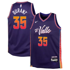 Único Ideal Kevin Durant Phoenix Suns Nike Youth Swingman Replica Jersey City Edition Purple