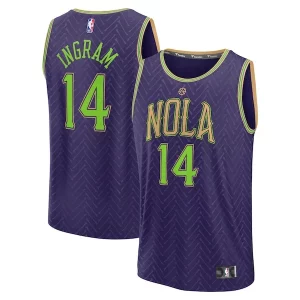 Increíble Chulo Brandon Ingram New Orleans Pelicans 2024/25 Fast Break Player Jersey City Edition Purple