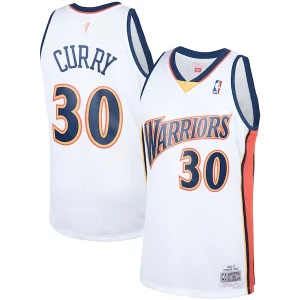Comodo Stephen Curry Golden State Warriors Hardwood Classics Swingman Jersey White