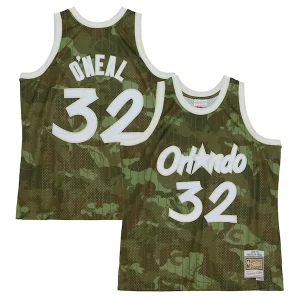 Elegante Shaquille O'Neal Orlando Magic Hardwood Classics 1994/95 Ghost Green Swingman Jersey Camo