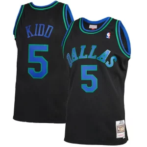 Práctico Hermoso Jason Kidd Dallas Mavericks 1994/95 Hardwood Classics Reload 2.0 Swingman Jersey Black