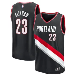 Robusto Único Donovan Clingan Portland Trail Blazers 2024 NBA Draft Fast Break Player Jersey Icon Edition Black