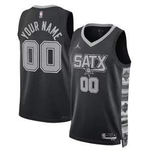Fácil de llevar Robusto Magnífico San Antonio Spurs Jordan Brand Unisex 2022/23 Swingman Custom Jersey Statement Edition Black