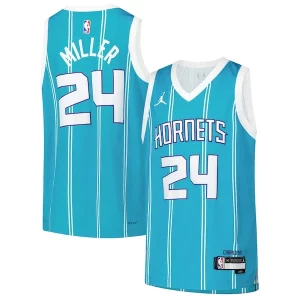 Elegante Fácil de llevar Genial Brandon Miller Charlotte Hornets Nike Youth Swingman Jersey Icon Edition Teal