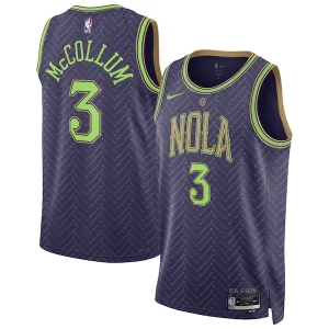 Fantástico Versátil CJ McCollum New Orleans Pelicans Nike Unisex 2024/25 Swingman Player Jersey City Edition Purple