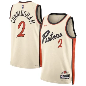 Versátil Ideal Cade Cunningham Detroit Pistons Nike Unisex 2024/25 Swingman Player Jersey City Edition White