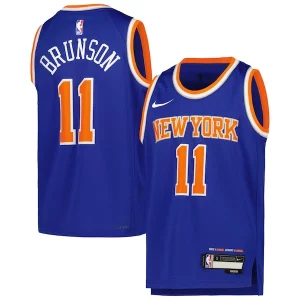 Genial Único Jalen Brunson New York Knicks Nike Youth Swingman Jersey Icon Edition Blue