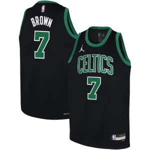 Fácil de llevar Robusto Magnífico Jaylen Brown Boston Celtics Jordan Brand Youth Swingman Jersey Statement Edition Black