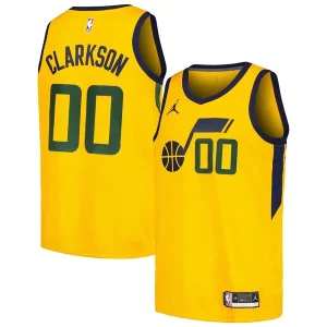 Estupendo Encantador Delicioso Jordan Clarkson Utah Jazz Jordan Brand Swingman Player Jersey Statement Edition Yellow