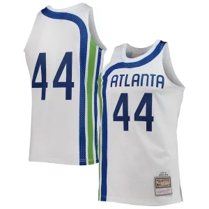 Moderno Elegante Pete Maravich Atlanta Hawks 1970/71 Hardwood Classics Swingman Jersey White