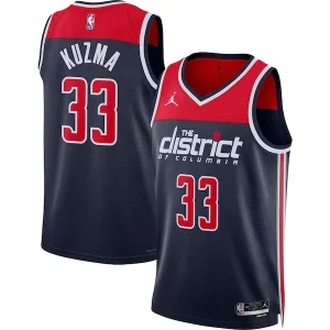 Fácil de llevar Estupendo Kyle Kuzma Washington Wizards Jordan Brand Unisex Swingman Jersey Statement Edition Navy