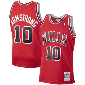 Fácil de llevar B. J. Armstrong Chicago Bulls 2001/02 Hardwood Classics Swingman Jersey Red