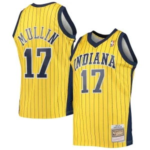 Ideal Chris Mullin Indiana Pacers 1999/00 Hardwood Classics Swingman Jersey Gold