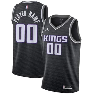 Hermoso Sacramento Kings Jordan Brand Swingman Custom Jersey Statement Edition Black
