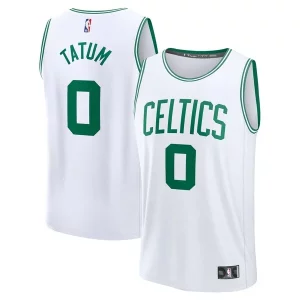 Lujoso Exquisito Jayson Tatum Boston Celtics Fast Break Replica Player Jersey Association Edition White