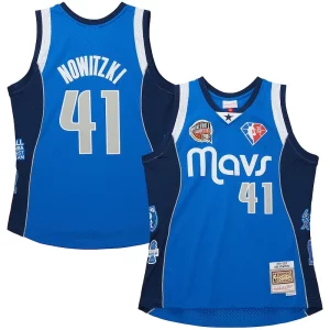 Encantador Moderno Delicioso Dirk Nowitzki Dallas Mavericks Unisex Hall of Fame Class of 2023 Throwback Swingman Jersey Blue