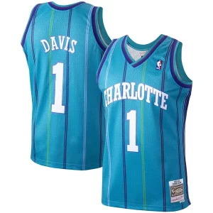 Resistente Lujoso Comodo Baron Davis Charlotte Hornets 1999/00 Hardwood Classics Swingman Jersey Teal