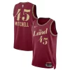 Bonito Exquisito Donovan Mitchell Cleveland Cavaliers Nike Unisex 2023/24 Swingman Jersey Wine City Edition