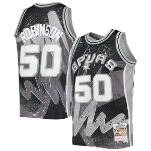 Clásico Elegante David Robinson San Antonio Spurs Hardwood Classics 1998/99 Hyper Hoops Swingman Jersey Black