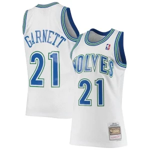 Chulo Sofisticado Clásico Kevin Garnett Minnesota Timberwolves 1995/96 Hardwood Classics Swingman Jersey White