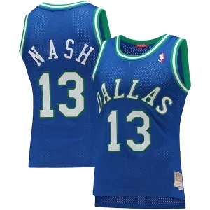 Magnífico Cool Steve Nash Dallas Mavericks Women's 1998/99 Hardwood Classics Swingman Jersey Blue
